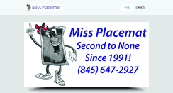 Desktop Screenshot of missplacemat.com